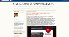 Desktop Screenshot of malfadado-o-contestatario.blogspot.com