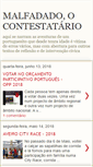 Mobile Screenshot of malfadado-o-contestatario.blogspot.com
