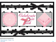 Tablet Screenshot of celebrateinpink.blogspot.com