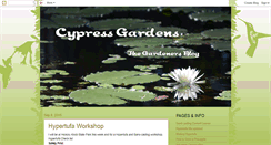 Desktop Screenshot of cypressgardener.blogspot.com