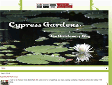 Tablet Screenshot of cypressgardener.blogspot.com