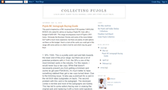 Desktop Screenshot of collectingpujols.blogspot.com