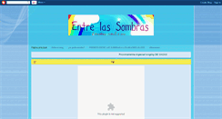 Desktop Screenshot of entrelasombrasfantasy.blogspot.com