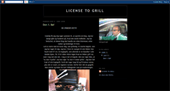 Desktop Screenshot of licensetogrill.blogspot.com