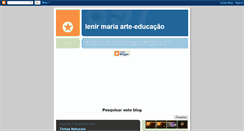 Desktop Screenshot of lenir-arteducadora.blogspot.com