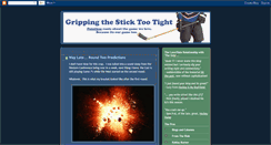 Desktop Screenshot of grippingthesticktootight.blogspot.com