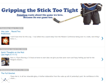 Tablet Screenshot of grippingthesticktootight.blogspot.com