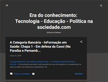 Tablet Screenshot of eradoconhecimento.blogspot.com