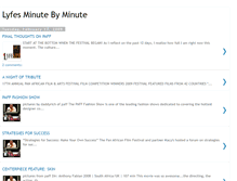 Tablet Screenshot of lyfesminutebyminute.blogspot.com
