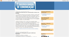 Desktop Screenshot of conferenciacomunicacaocg.blogspot.com