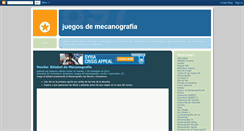 Desktop Screenshot of juegosdemecanografia.blogspot.com