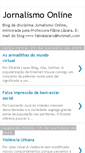 Mobile Screenshot of jornalismoonlinelins.blogspot.com