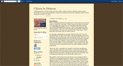 Desktop Screenshot of citizen-in-distress.blogspot.com
