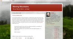 Desktop Screenshot of movingmountain.blogspot.com