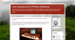 Desktop Screenshot of orquestaprimitiva.blogspot.com