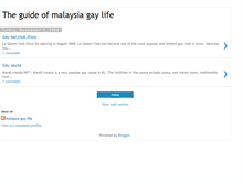 Tablet Screenshot of malaysiagaylife.blogspot.com