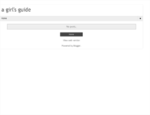 Tablet Screenshot of a-girlsguideto.blogspot.com