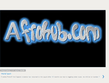 Tablet Screenshot of afrohub.blogspot.com