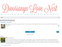 Tablet Screenshot of dworianynlovenest.blogspot.com