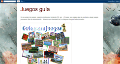 Desktop Screenshot of guiaparajuegos.blogspot.com