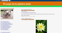 Desktop Screenshot of franziska-eljuegodelapalabradada.blogspot.com