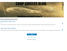 Tablet Screenshot of cropcircles1.blogspot.com