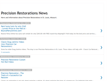Tablet Screenshot of precision-restoration.blogspot.com