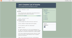 Desktop Screenshot of jackslackofsurprise.blogspot.com