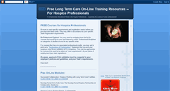 Desktop Screenshot of hospice-training.blogspot.com