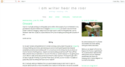 Desktop Screenshot of iamwriterhearmeroar.blogspot.com