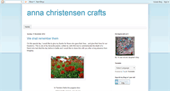 Desktop Screenshot of annachristensencrafts.blogspot.com