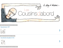 Tablet Screenshot of cousinsdabord.blogspot.com