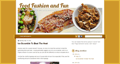 Desktop Screenshot of foodfashionandfun.blogspot.com