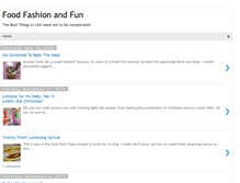 Tablet Screenshot of foodfashionandfun.blogspot.com