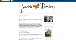 Desktop Screenshot of jackiedecker.blogspot.com