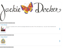 Tablet Screenshot of jackiedecker.blogspot.com