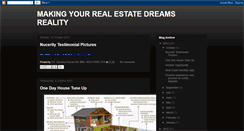 Desktop Screenshot of makingyourrealestatedreamsreality.blogspot.com