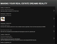 Tablet Screenshot of makingyourrealestatedreamsreality.blogspot.com