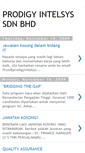 Mobile Screenshot of prodigyintelsys.blogspot.com