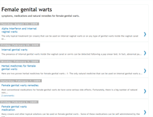 Tablet Screenshot of femalegenitalwarts.blogspot.com