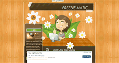 Desktop Screenshot of freebie-natic.blogspot.com