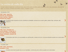 Tablet Screenshot of lacocinadecadadia.blogspot.com