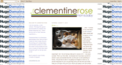 Desktop Screenshot of clementinerose.blogspot.com