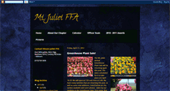Desktop Screenshot of mtjulietffa.blogspot.com