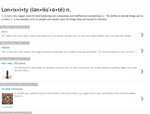 Tablet Screenshot of lonixity.blogspot.com