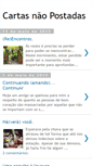 Mobile Screenshot of cartasnaopostadas.blogspot.com