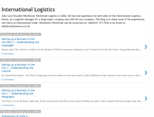 Tablet Screenshot of internationallogistics.blogspot.com