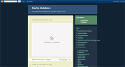 Desktop Screenshot of clarkeoutdoors.blogspot.com