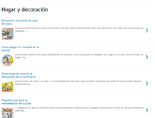 Tablet Screenshot of decoracionydecoracion.blogspot.com