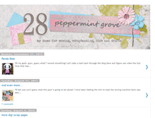 Tablet Screenshot of peppermintgrove.blogspot.com